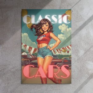 Classic Cars | Poster | metal