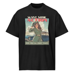 "Want Some Action?" | Men’s | dark box tee