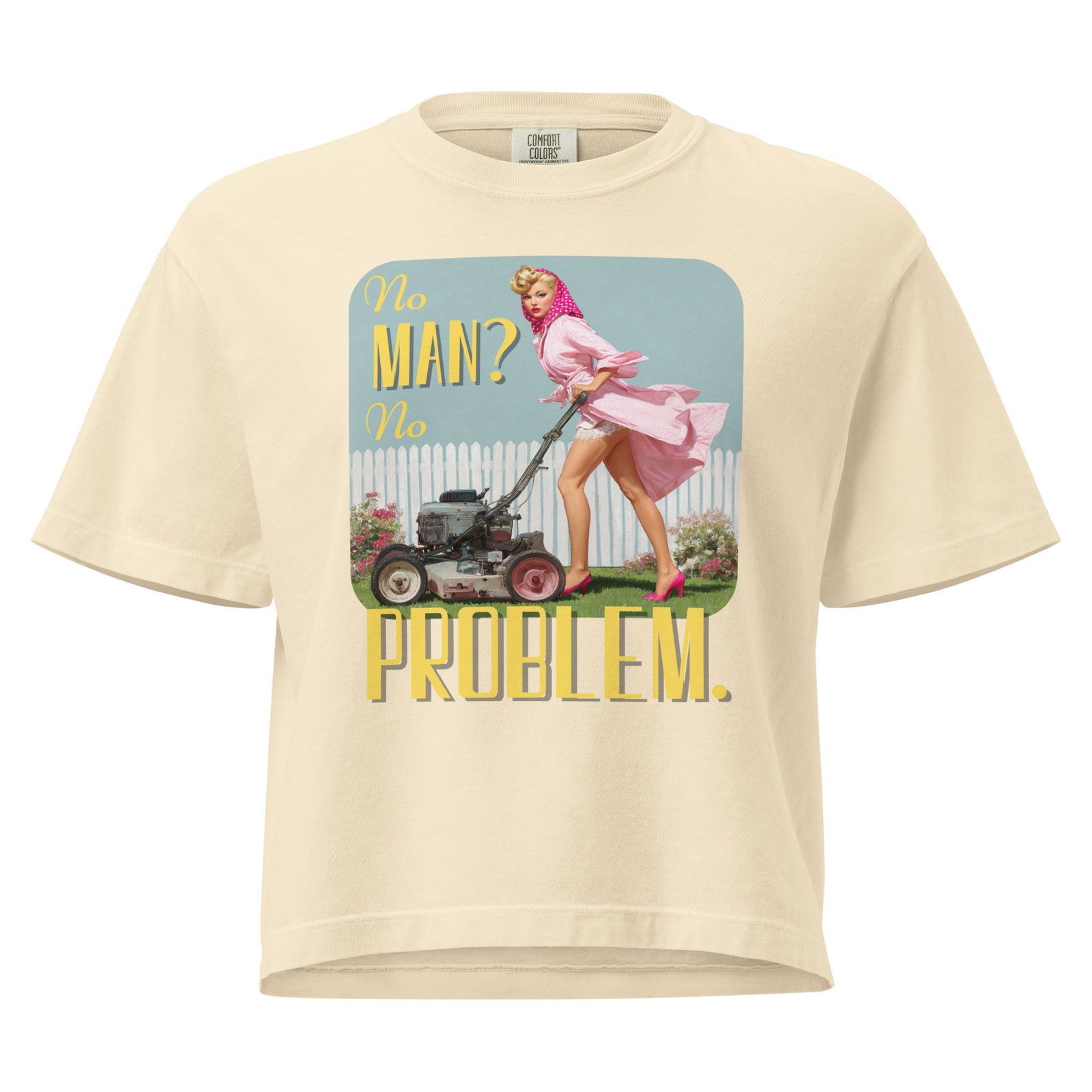 "No Problem" | Women’s | heavyweight boxy tee - Image 13